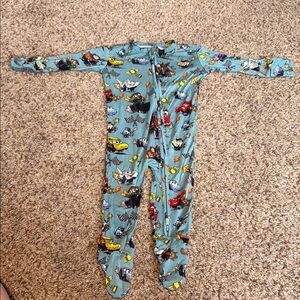 Posh peanut CARS Disney footie bamboo Pajama